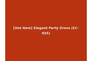 [Hot Item] Elegant Party Dress (EC-935)