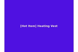 [Hot Item] Heating Vest