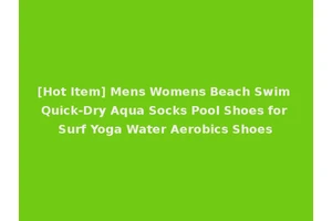[Hot Item] Mens Womens Beach Swim Quick-Dry Aqua Socks Pool Shoes for Surf Yoga Water Aerobics Shoes