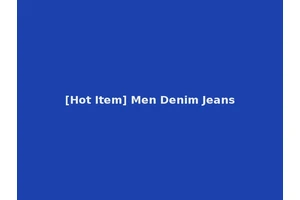 [Hot Item] Men Denim Jeans