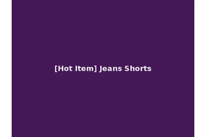 [Hot Item] Jeans Shorts