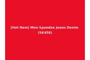 [Hot Item] Men Spandex Jeans Denim (SK458)