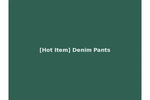 [Hot Item] Denim Pants
