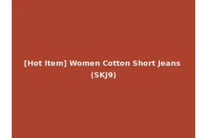 [Hot Item] Women Cotton Short Jeans (SKJ9)