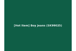 [Hot Item] Boy Jeans (SK99025)