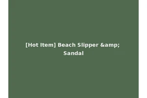 [Hot Item] Beach Slipper &amp; Sandal