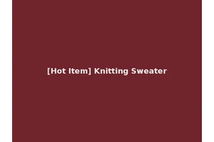 [Hot Item] Knitting Sweater