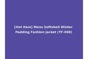 [Hot Item] Mens Softshell Winter Padding Fashion Jacket (YF-008)