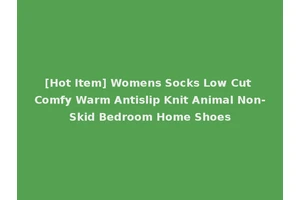 [Hot Item] Womens Socks Low Cut Comfy Warm Antislip Knit Animal Non-Skid Bedroom Home Shoes