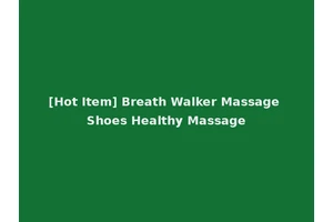 [Hot Item] Breath Walker Massage Shoes Healthy Massage