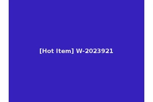 [Hot Item] W-2023921