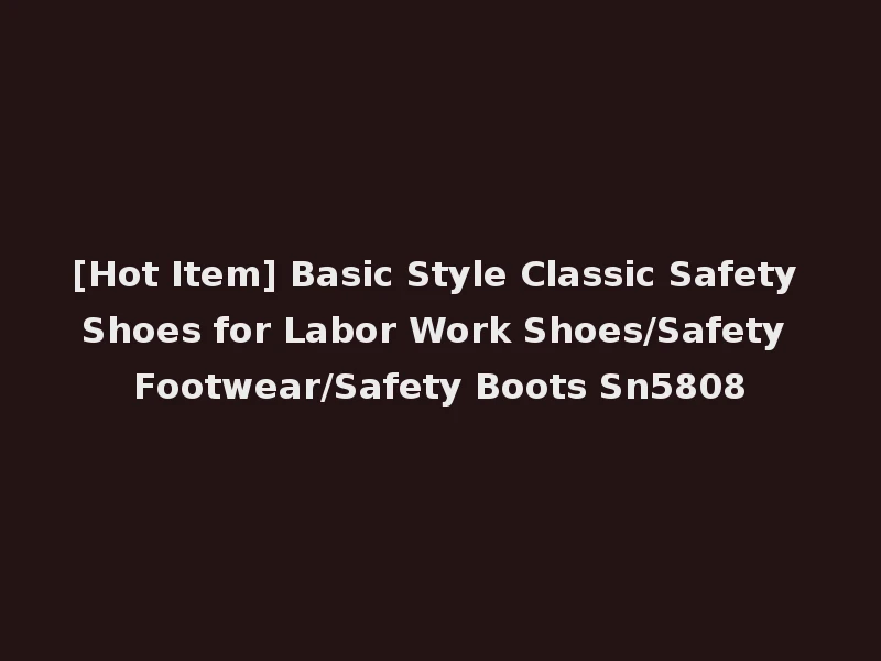 [Hot Item] Basic Style Classic Safety Shoes for Labor Work Shoes/Safety Footwear/Safety Boots Sn5808