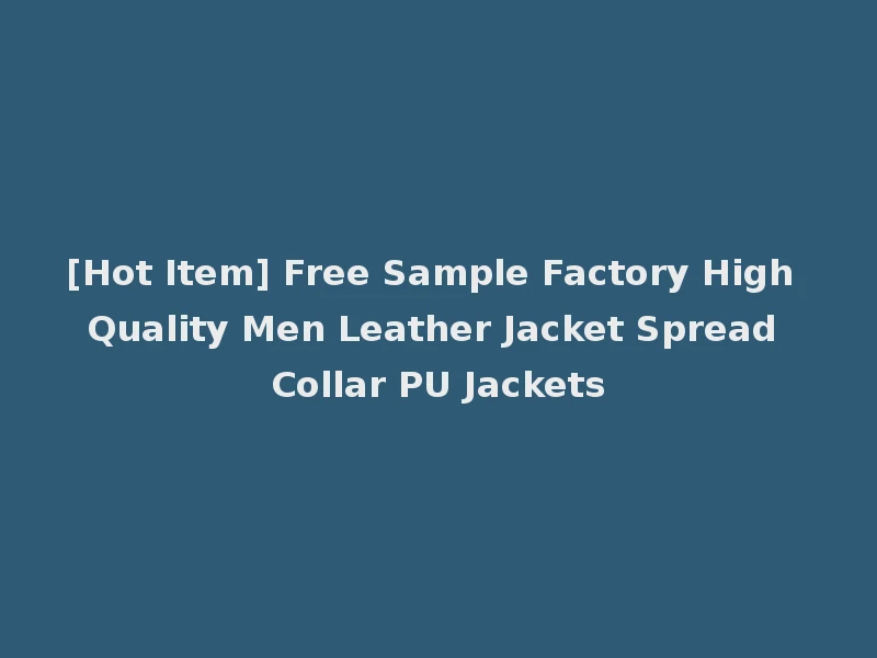 [Hot Item] Free Sample Factory High Quality Men Leather Jacket Spread Collar PU Jackets