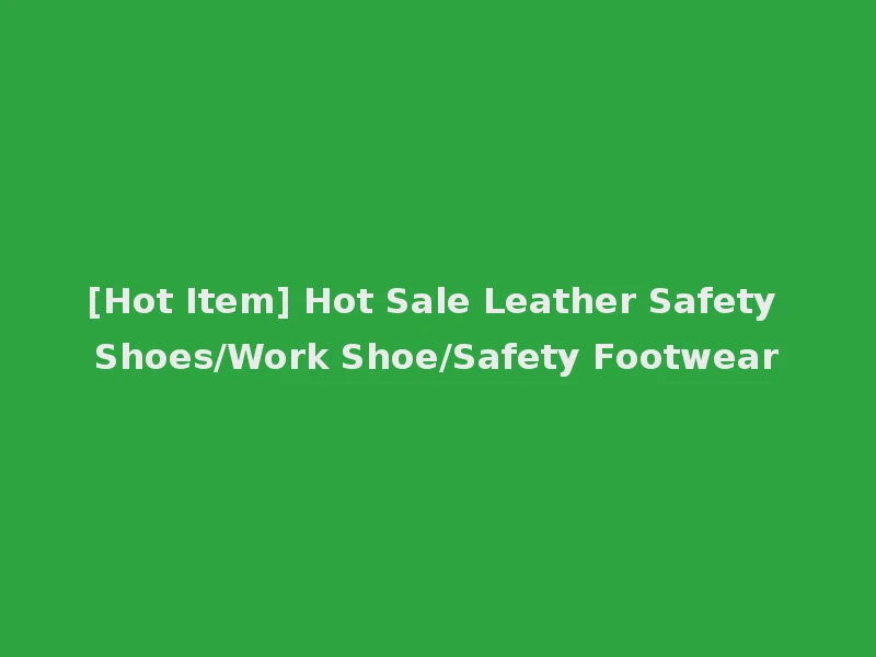 [Hot Item] Hot Sale Leather Safety Shoes/Work Shoe/Safety Footwear