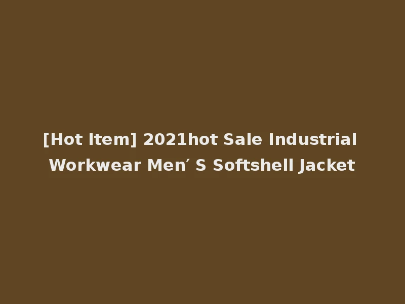 [Hot Item] 2021hot Sale Industrial Workwear Men′ S Softshell Jacket