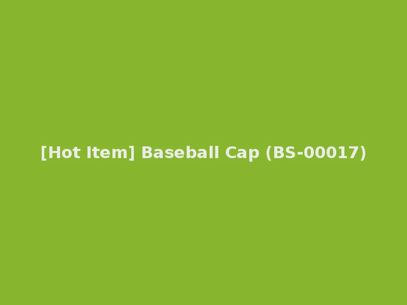 [Hot Item] Baseball Cap (BS-00017)