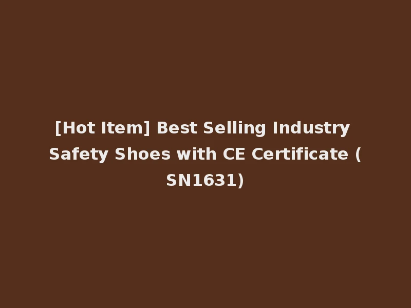 [Hot Item] Best Selling Industry Safety Shoes with CE Certificate (SN1631)