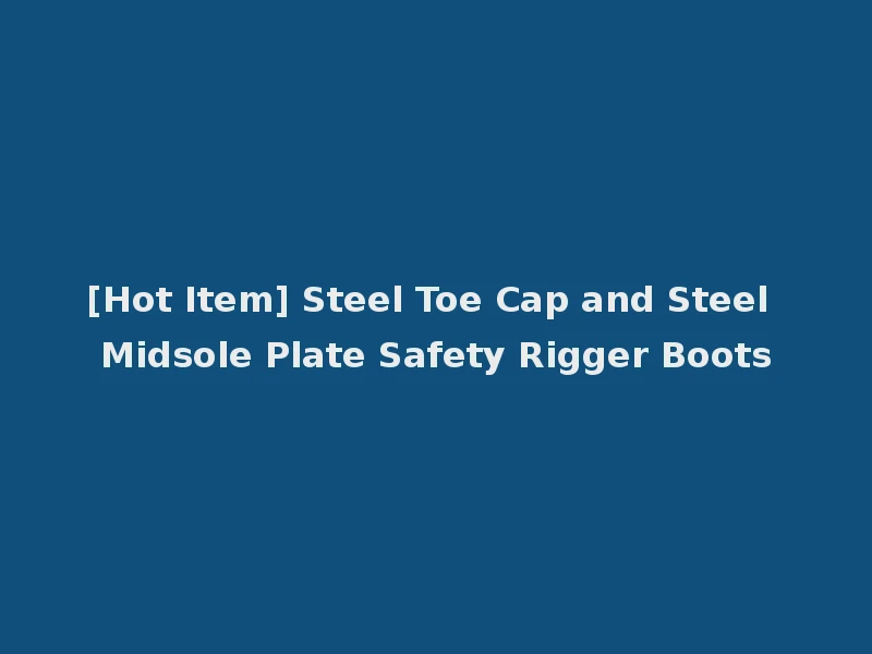 [Hot Item] Steel Toe Cap and Steel Midsole Plate Safety Rigger Boots