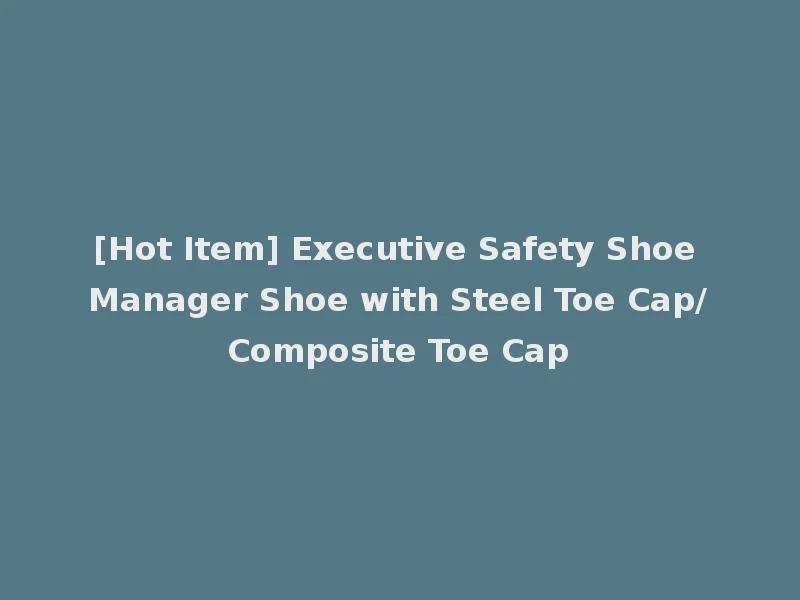 [Hot Item] Executive Safety Shoe Manager Shoe with Steel Toe Cap/Composite Toe Cap
