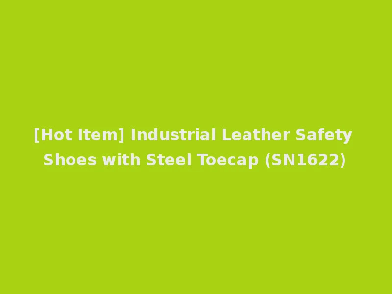 [Hot Item] Industrial Leather Safety Shoes with Steel Toecap (SN1622)