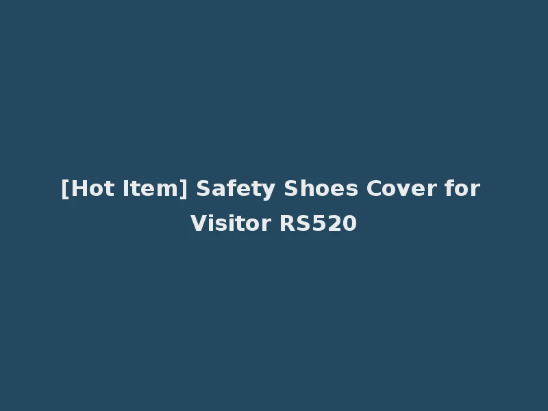 [Hot Item] Safety Shoes Cover for Visitor RS520