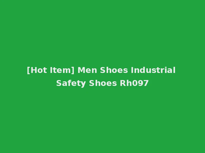 [Hot Item] Men Shoes Industrial Safety Shoes Rh097