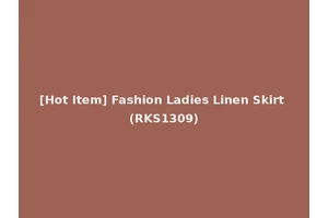 [Hot Item] Fashion Ladies Linen Skirt (RKS1309)