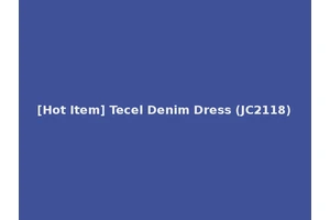 [Hot Item] Tecel Denim Dress (JC2118)