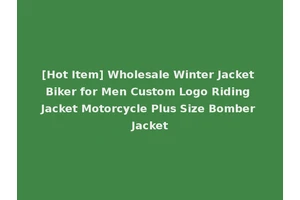 [Hot Item] Wholesale Winter Jacket Biker for Men Custom Logo Riding Jacket Motorcycle Plus Size Bomber Jacket