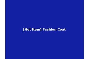 [Hot Item] Fashion Coat