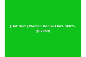 [Hot Item] Women Denim Flare Skirts (JC2089)