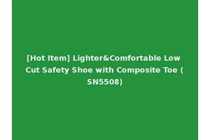 [Hot Item] Lighter&Comfortable Low Cut Safety Shoe with Composite Toe (SN5508)