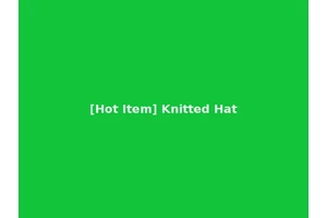 [Hot Item] Knitted Hat
