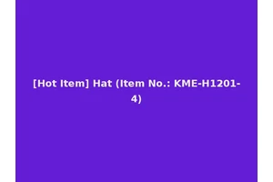 [Hot Item] Hat (Item No.: KME-H1201-4)