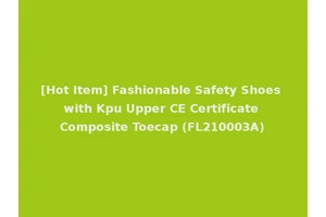 [Hot Item] Fashionable Safety Shoes with Kpu Upper CE Certificate Composite Toecap (FL210003A)
