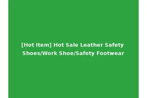 [Hot Item] Hot Sale Leather Safety Shoes/Work Shoe/Safety Footwear