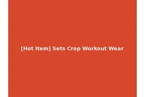 [Hot Item] Sets Crop Workout Wear