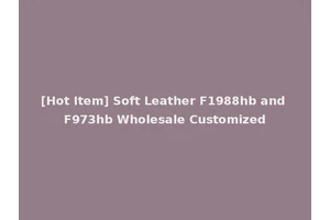[Hot Item] Soft Leather F1988hb and F973hb Wholesale Customized