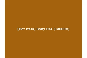 [Hot Item] Baby Hat (14000#)