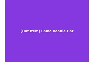 [Hot Item] Camo Beanie Hat
