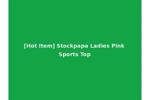 [Hot Item] Stockpapa Ladies Pink Sports Top