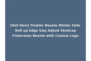 [Hot Item] Trawler Beanie Winter Hats Roll up Edge Size Adjust Skullcap Fisherman Beanie with Custom Logo