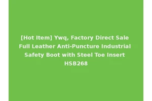 [Hot Item] Ywq, Factory Direct Sale Full Leather Anti-Puncture Industrial Safety Boot with Steel Toe Insert HSB268