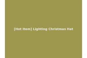 [Hot Item] Lighting Christmas Hat