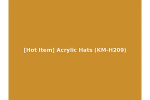 [Hot Item] Acrylic Hats (KM-H209)