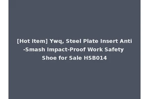 [Hot Item] Ywq, Steel Plate Insert Anti-Smash Impact-Proof Work Safety Shoe for Sale HSB014