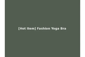 [Hot Item] Fashion Yoga Bra