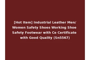 [Hot Item] Industrial Leather Men/Women Safety Shoes Working Shoe Safety Footwear with Ce Certificate with Good Quality (Sn5567)