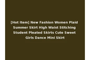 [Hot Item] New Fashion Women Plaid Summer Skirt High Waist Stitching Student Pleated Skirts Cute Sweet Girls Dance Mini Skirt