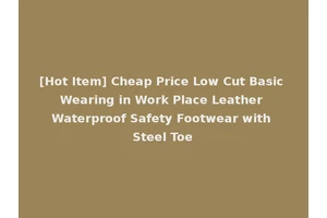 [Hot Item] Cheap Price Low Cut Basic Wearing in Work Place Leather Waterproof Safety Footwear with Steel Toe